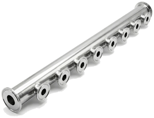 distribution multiport stainless manifold assembly