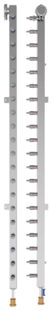 rack connection pair stainless manifold assembly