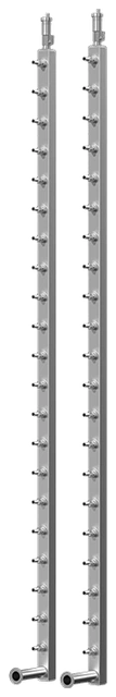rack slim pair stainless manifold assembly