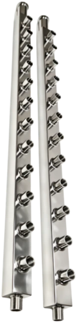 rack welded pair stainless manifold assembly