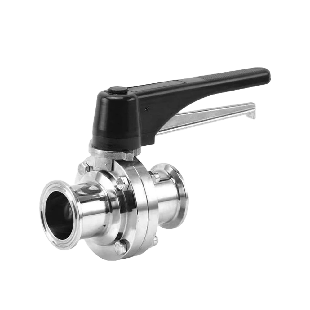 Korean-Pattern Tri-Clamp Butterfly Valve